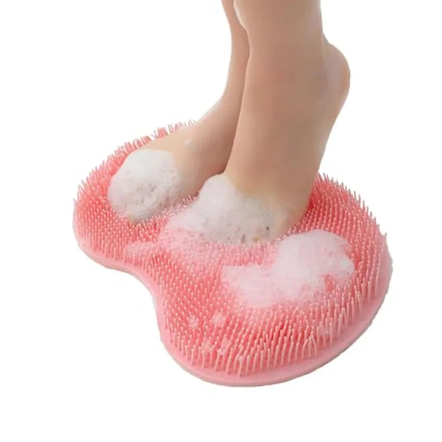 Silicone Shower Feet And Back Scrubber Mat