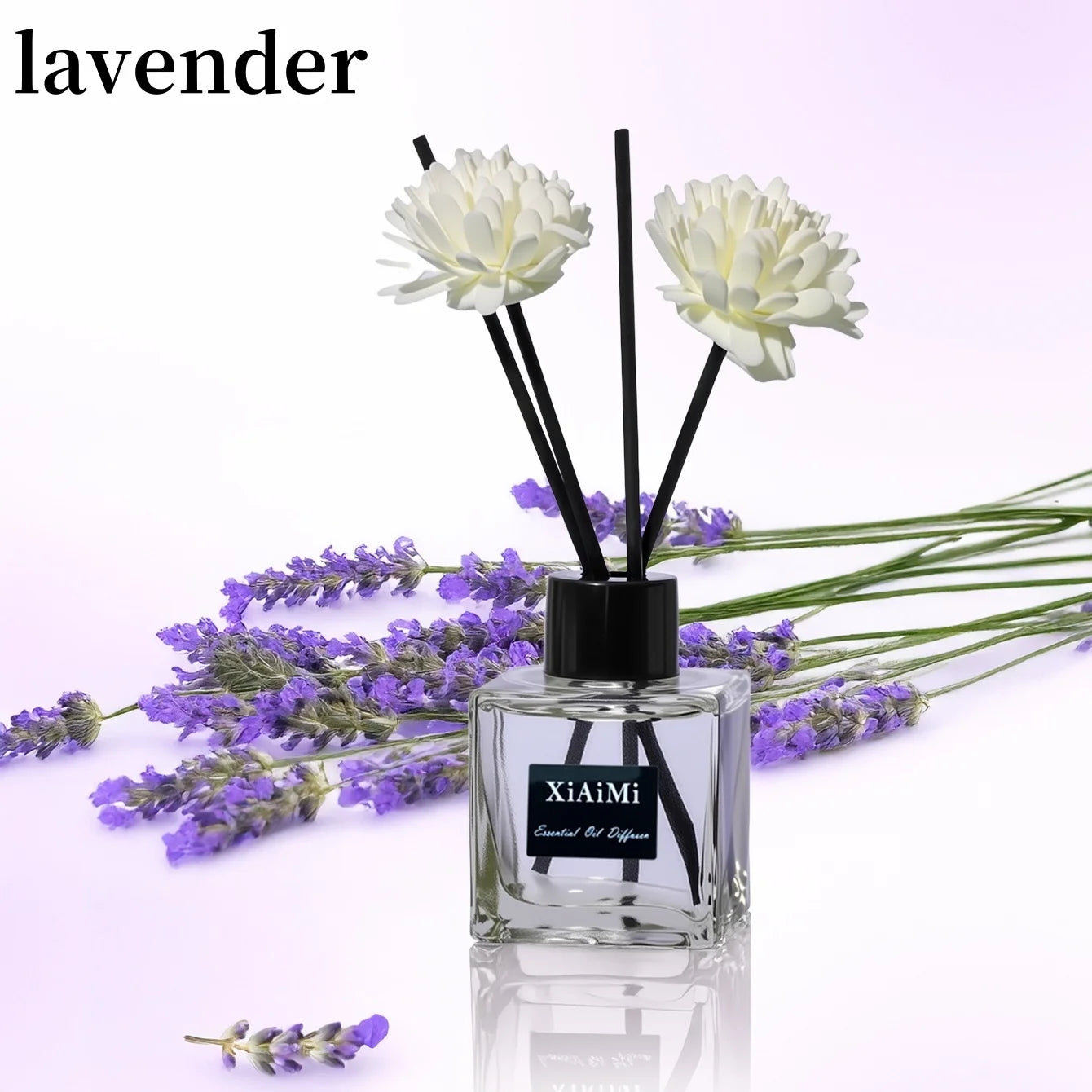 Freesia Lavender Aromatherapy Reed Diffuser Oil Liquid Air Freshener