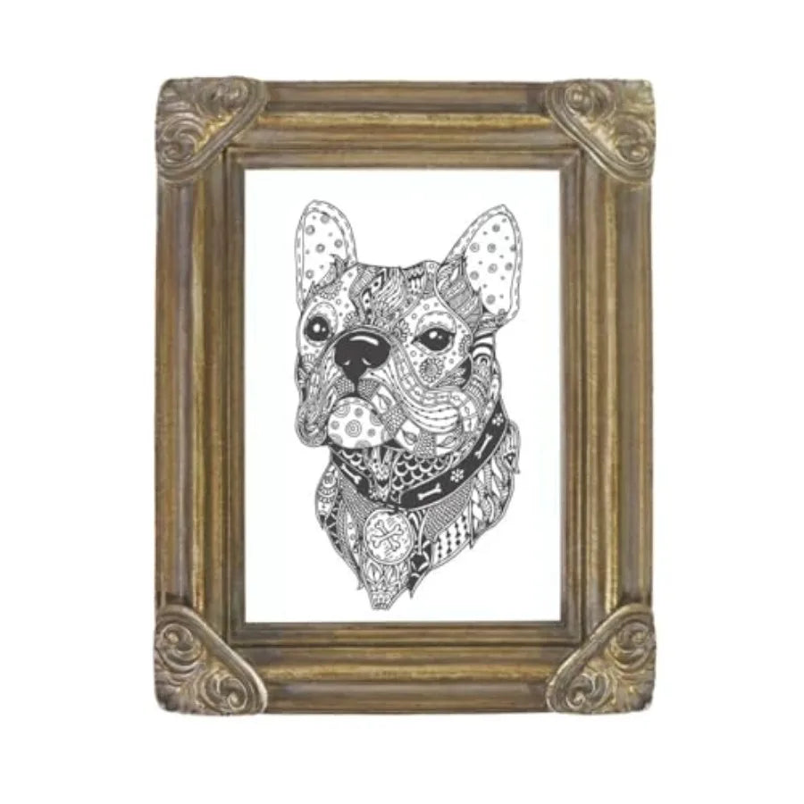 Vintage Ornamental Acrylic Photo Frame Wall Mount Tabletop