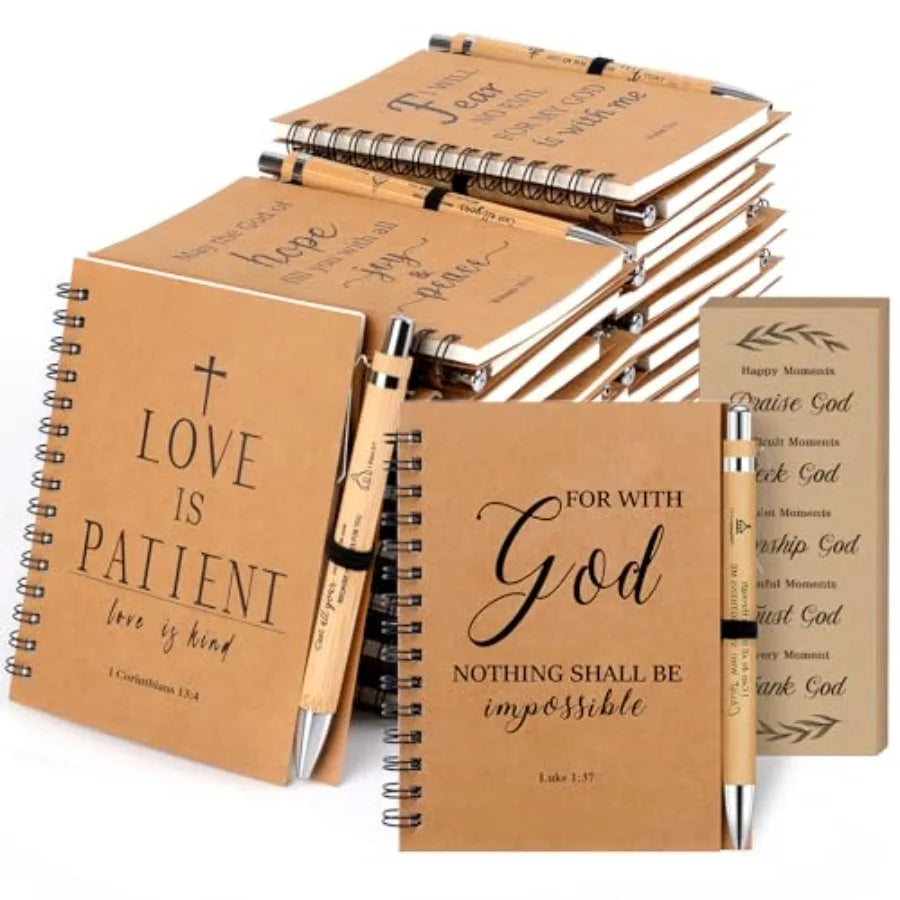 Mothers Day Christian Spiral Notebook With Bible Pen And Bookmark