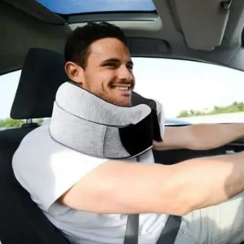 Travel Neck Pillow Car Neck Memory Foam Pillow U-Shaped Portable Auto Headrest Pillow Adjustable Traveling Sleeping Neck good