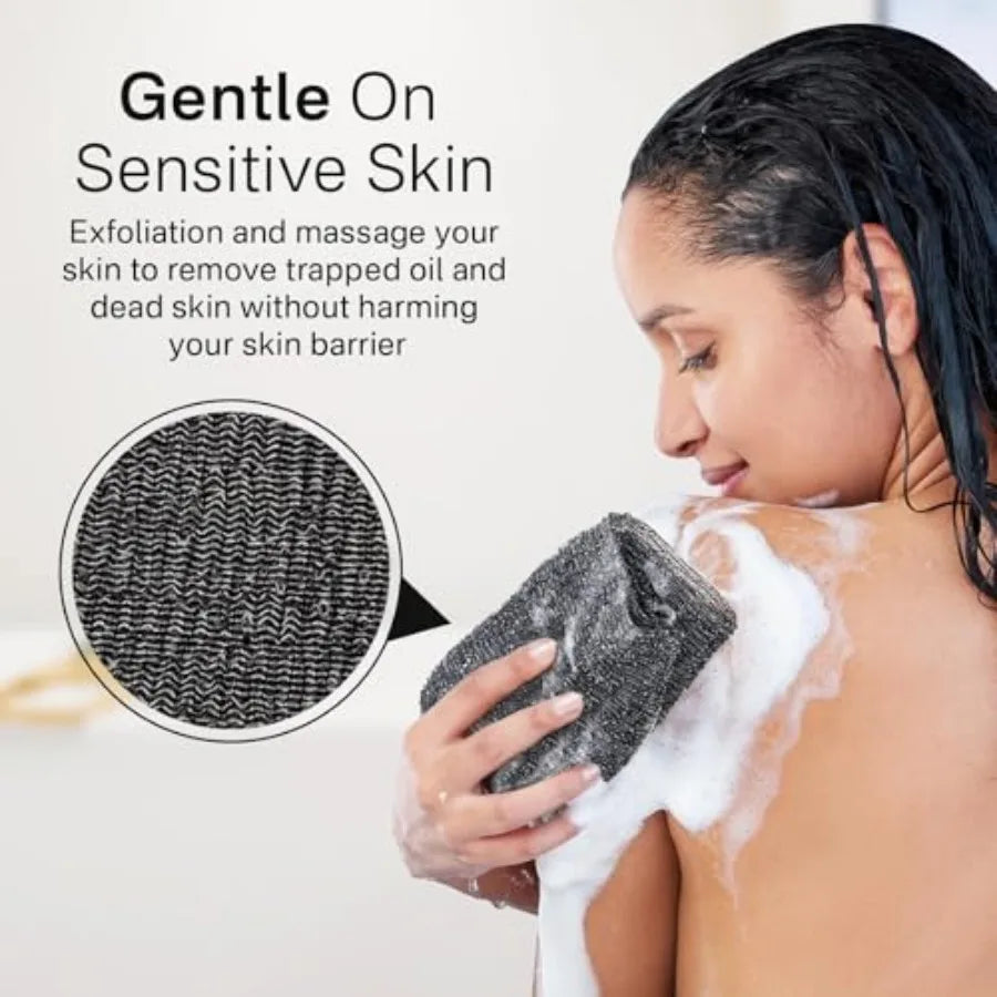 Exfoliating Washcloth Towel For Body And Back Scrubber