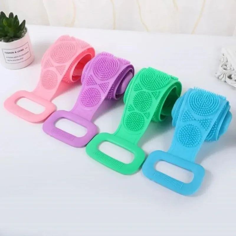 Silicone Scrubber Back Massager Exfoliating Sponge