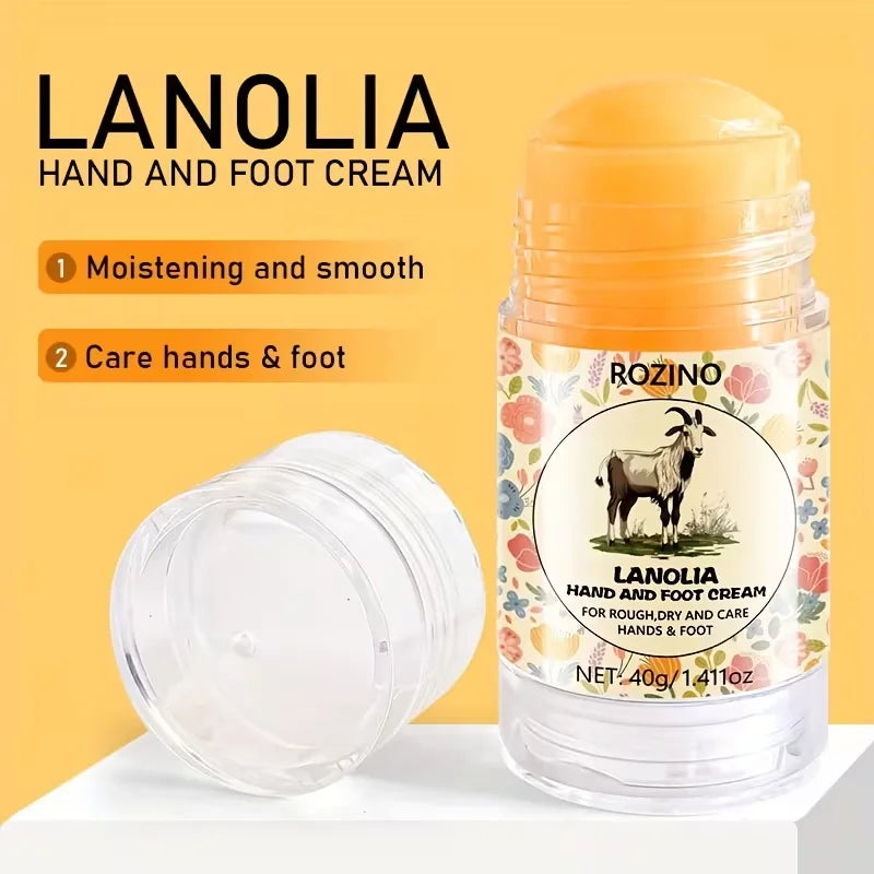 Dry Cracked Foot Cream Stick Portable Hydrating Moisturizing Balm