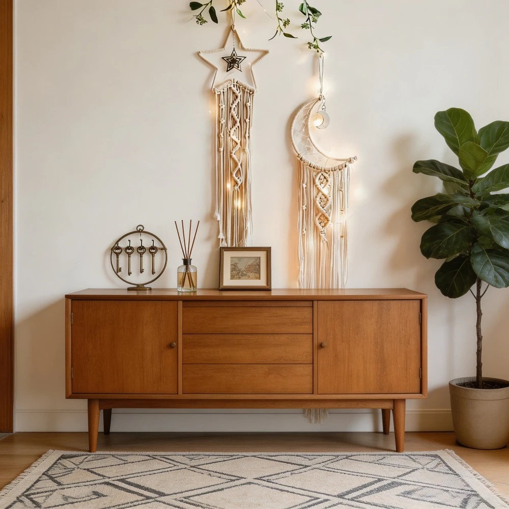 Boho Dream Catcher Set 4 Piece Scandinavian Wall Decor