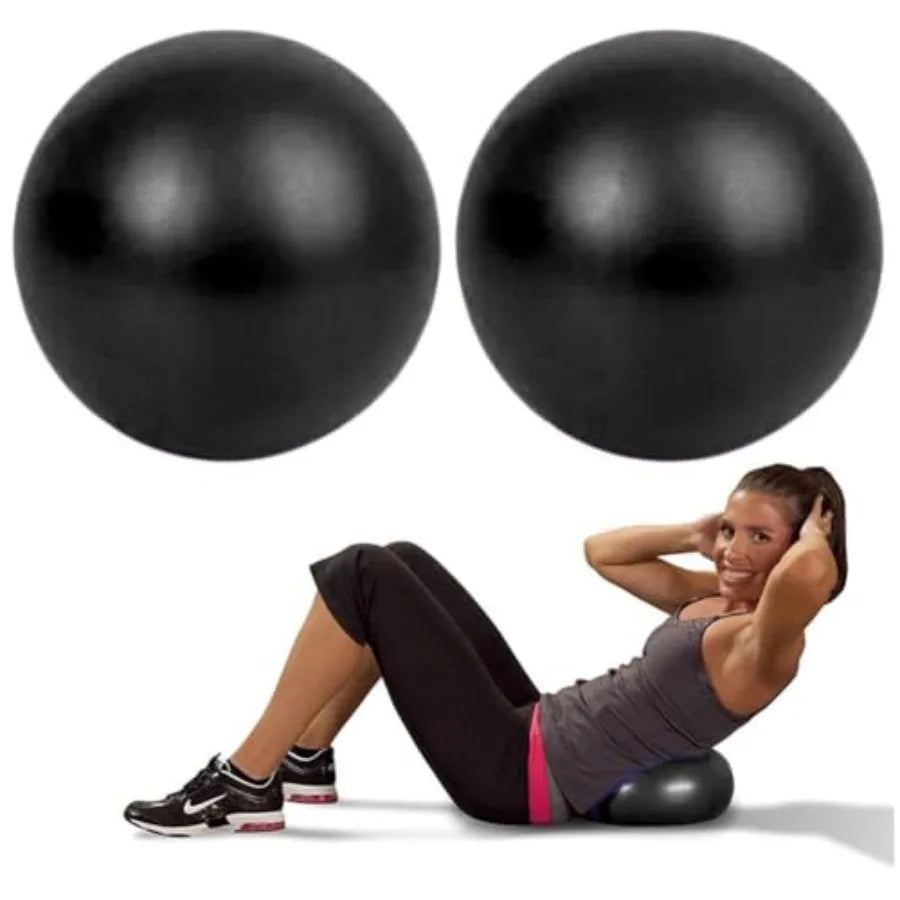 Two Pack Anti-Burst Pilates Yoga Exercise Balls For Core Training