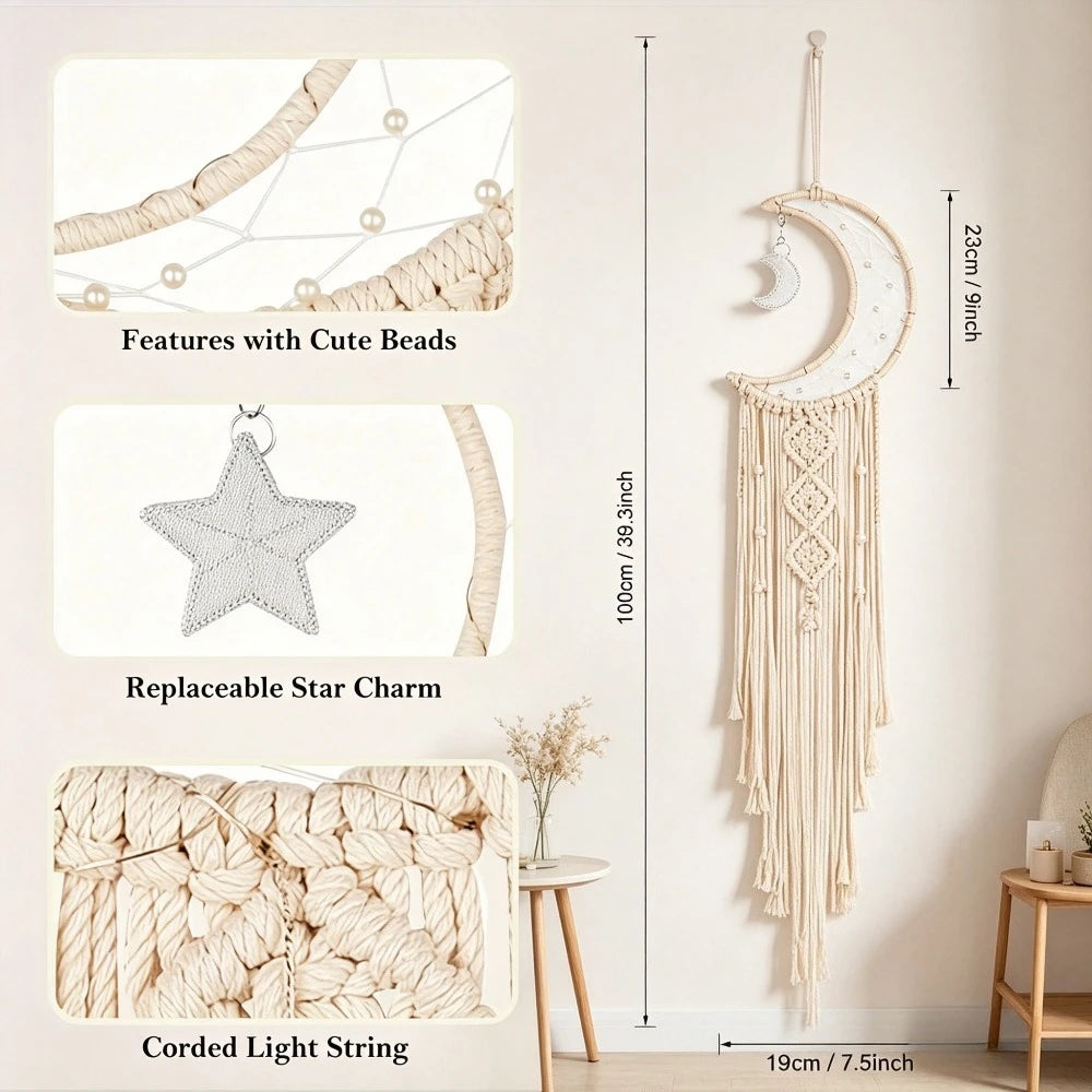 Boho Dream Catcher Set 4 Piece Scandinavian Wall Decor