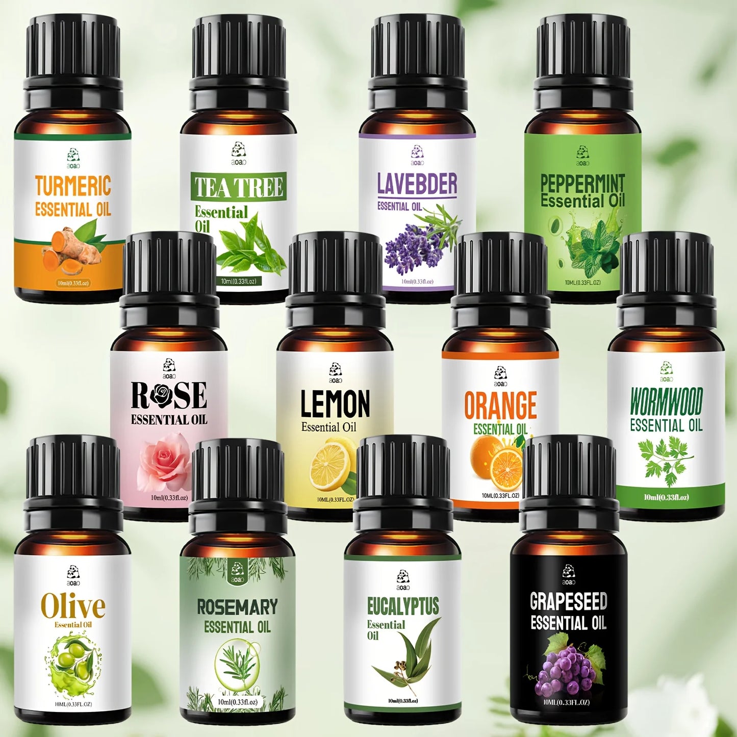 Aoao Skin Care Essential Oil Blend Set Natural Plant Extract