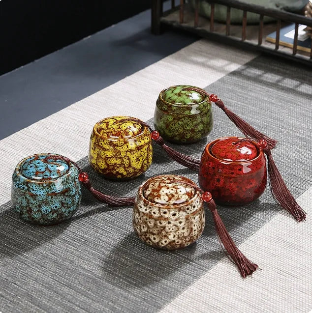 Ceramic Pet Cremation Urn Memorial Keepsake Container For Pets