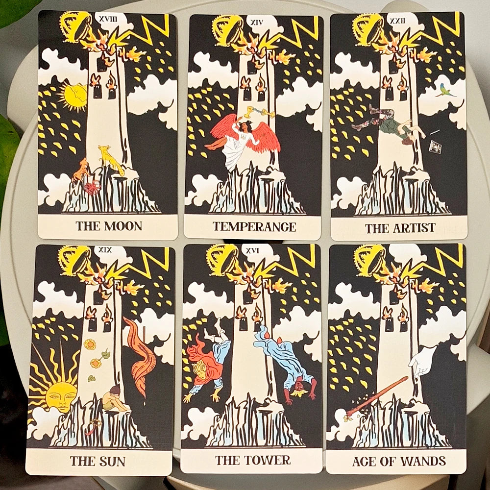 Tower Takeover 79 Card Tarot Deck For Personal Growth