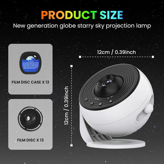 Mexllex Planetarium Galaxy Starry Projector Pro With LED