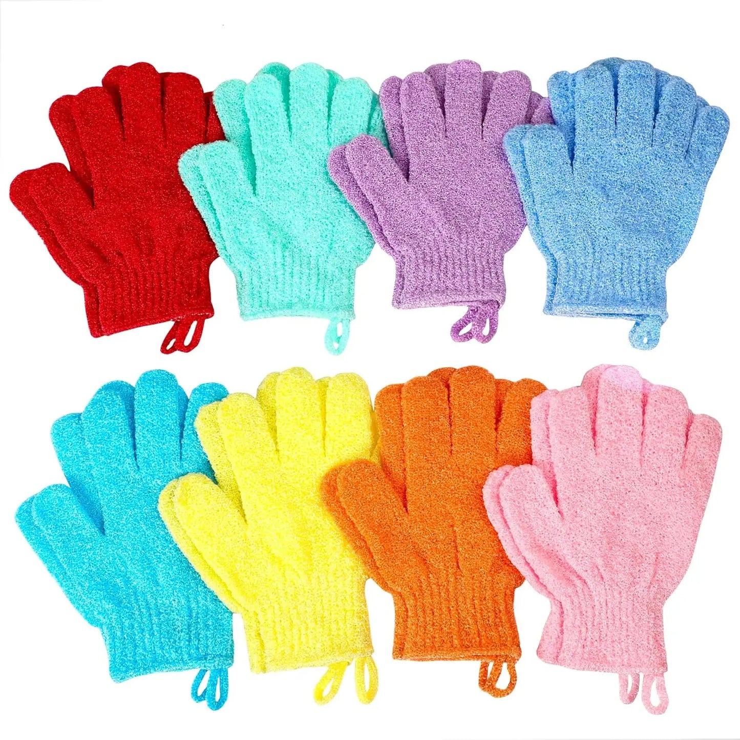 24-Piece Exfoliating Bath Gloves Set for Spa Skin Care