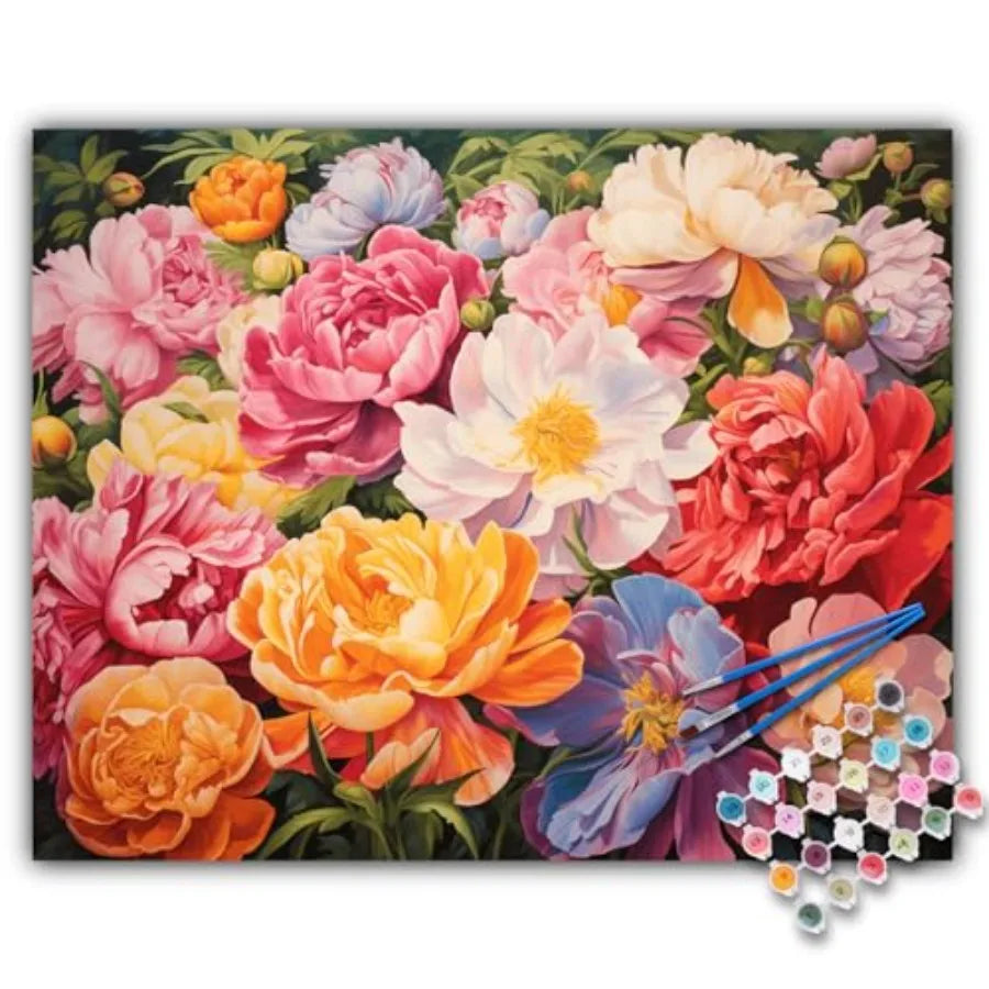 Tree of Life Acrylic Paint by Number Kits on Canvas for Adult Beginners