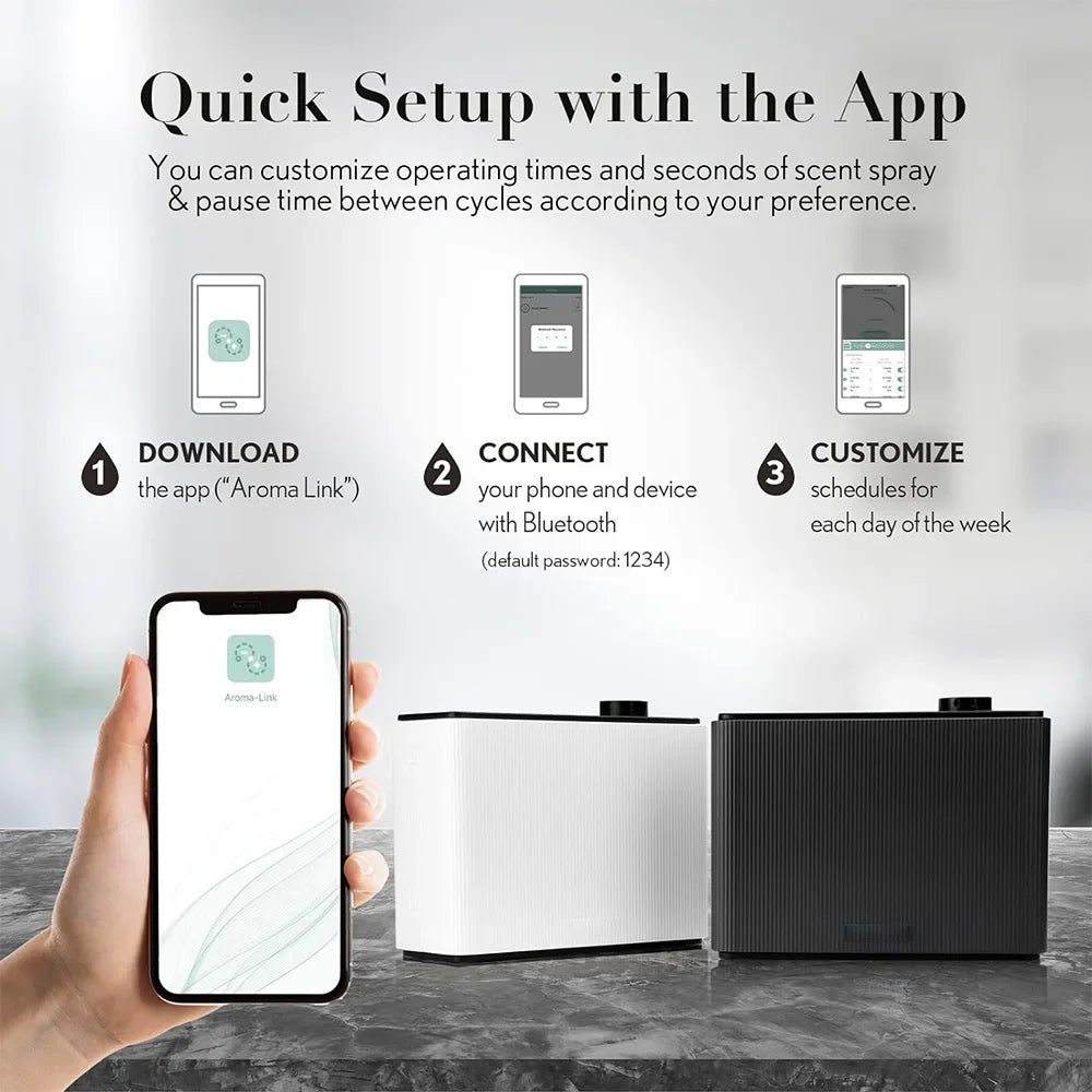 Namste 4000m3 Fragrance Diffuser With Smart Timing And Bluetooth