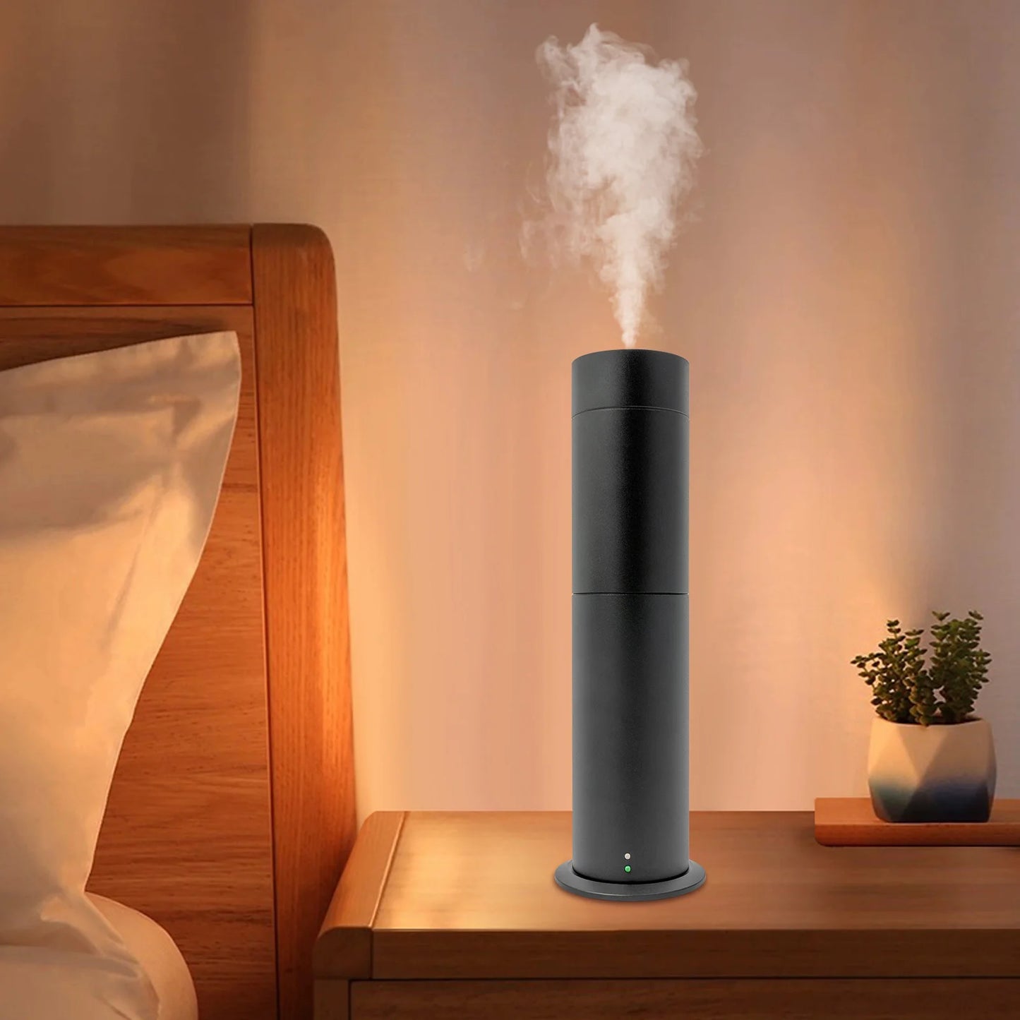 Smart Scent Diffuser with Bluetooth & Remote Control | 120ml Aluminum Alloy Essential Oil Diffuser | 6 Levels, for Home & Office