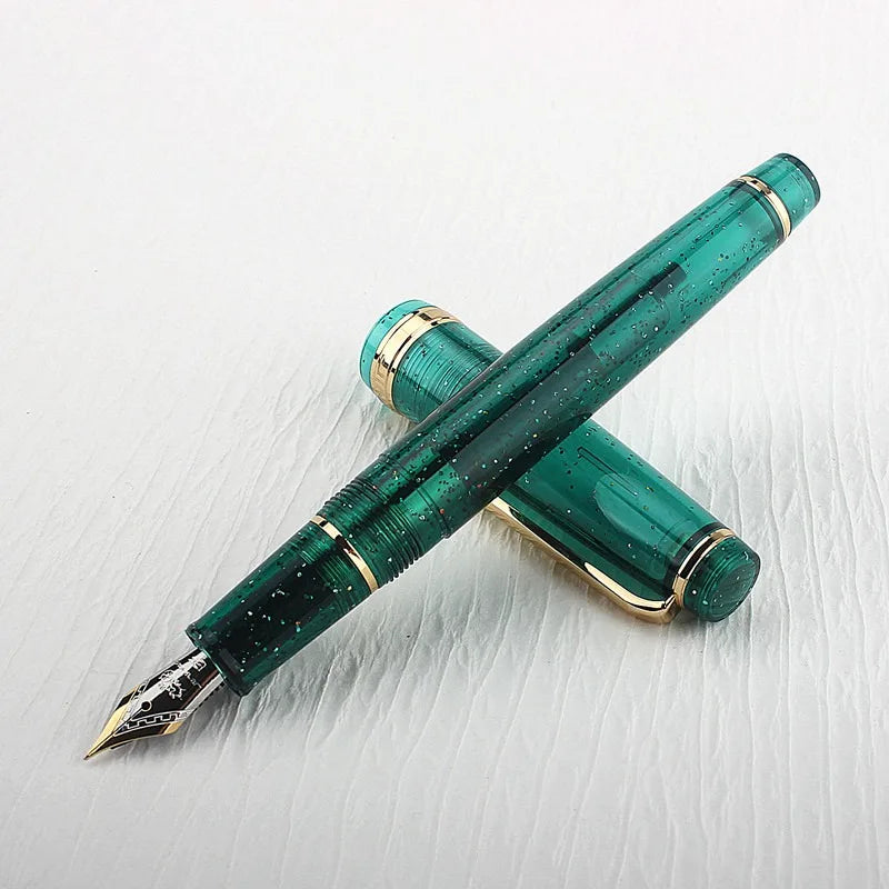 Jinhao 82 Fountain Pen Acrylic Ink Pen 0.5mm Nib For Office