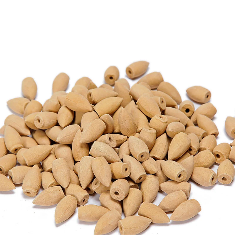 Natural Backflow Incense Cones Sandalwood Wormwood 45 Count