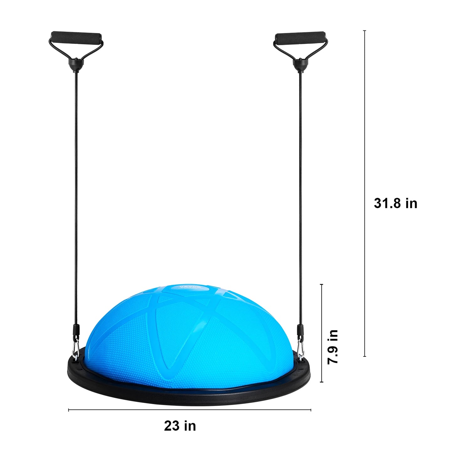 Half Exercise Ball Trainer 660 Lbs Capacity Home Gym