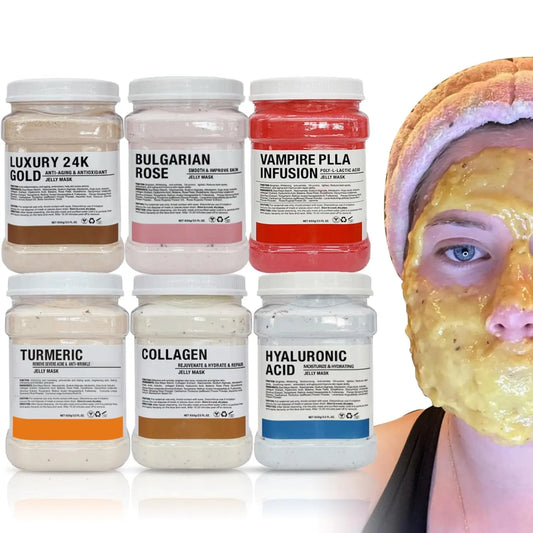 YMEYFAN Jelly Mask Powder 6Pcs Professional Facial Skin Care Masks