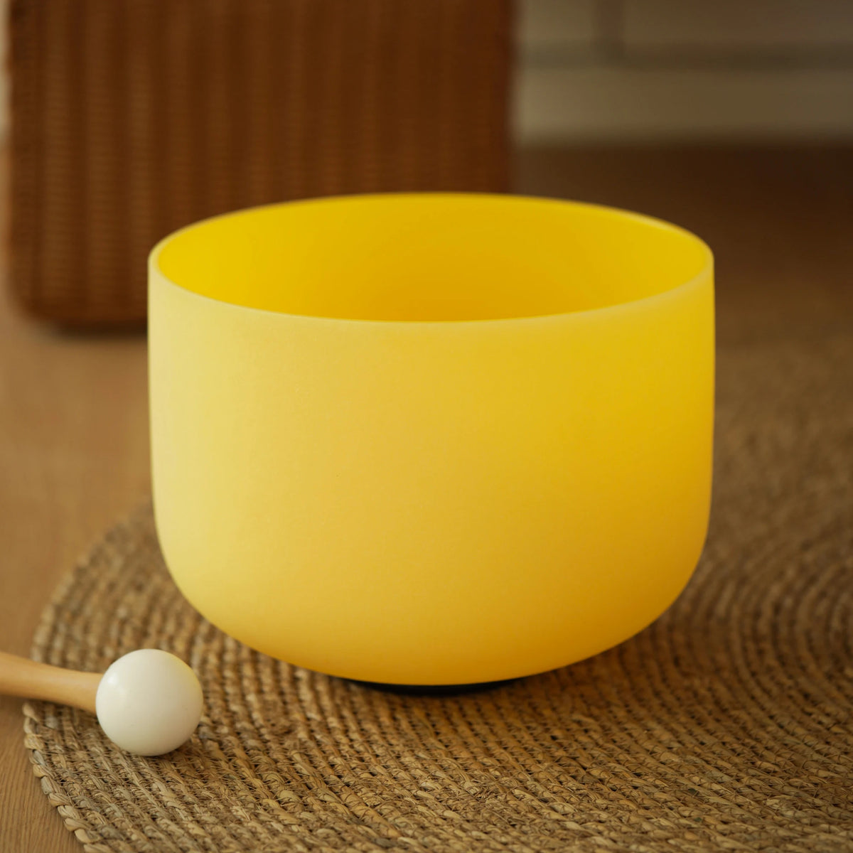 Hyeeun Crystal Resonant Singing Bowl For Meditation And Sound Healing